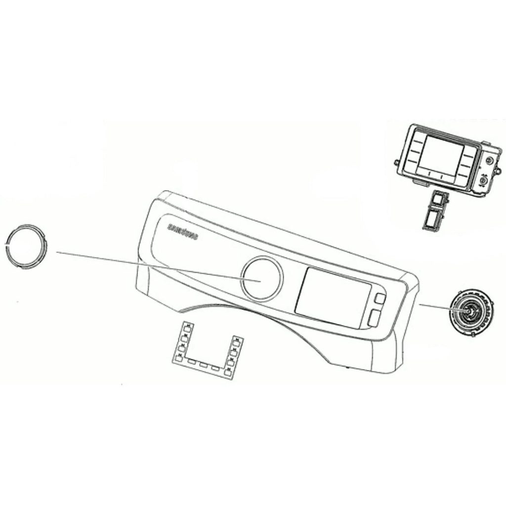 1 of DC97-20813A ASSY S.PANEL CONTROL;DV5300N,DVE45N5300V