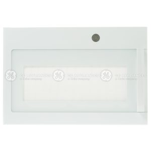 WB56X30295 GE Microwave White Door with Flat Logo