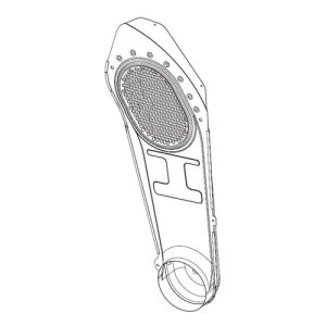 DC97-07521G Samsung Duct Air Assembly