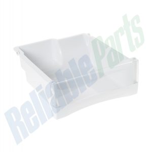 WR32X10867 GE Refrigerator Left Hand Vegetable Pan Assembly