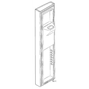 WR78X22103 GE Refrigerator Freezer Door Assembly
