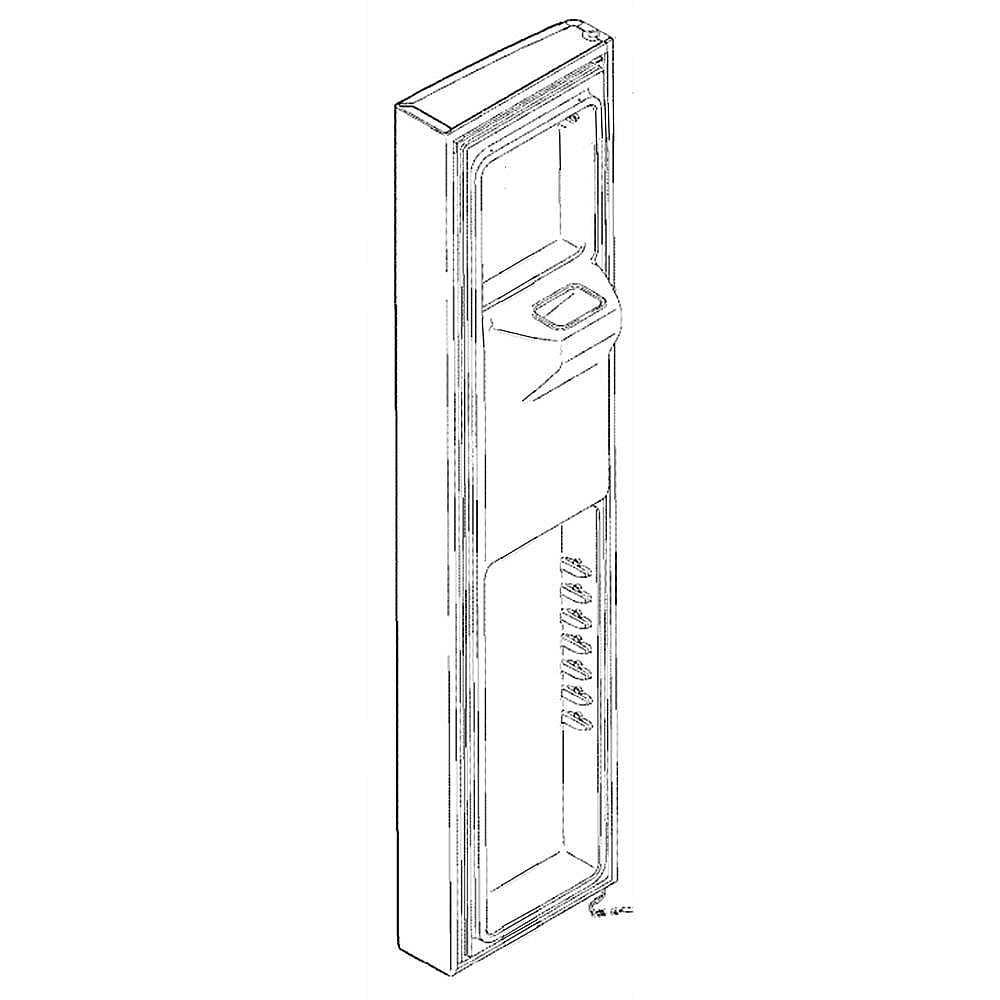 WR78X22103 GE Refrigerator Freezer Door Assembly