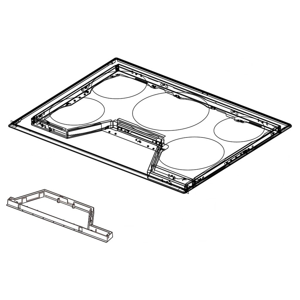 DG94-01477A Samsung Assembly Top Plate 30" NZ9300K
