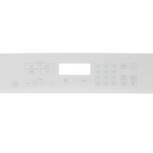 WB56X25729 GE Oven Control Panel Glass Assembly