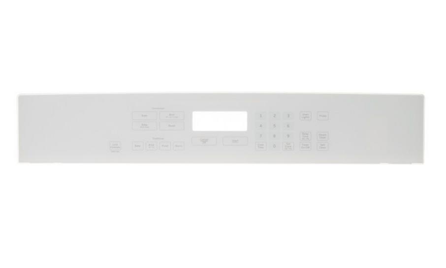 WB56X25729 GE Oven Control Panel Glass Assembly