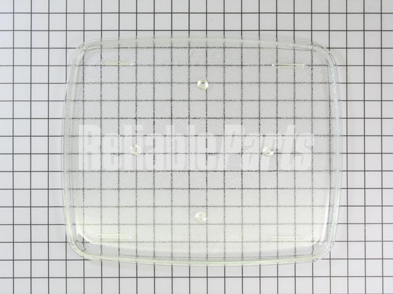 DE63-00383A Samsung Range Microwave Oven Glass Cooking Tray