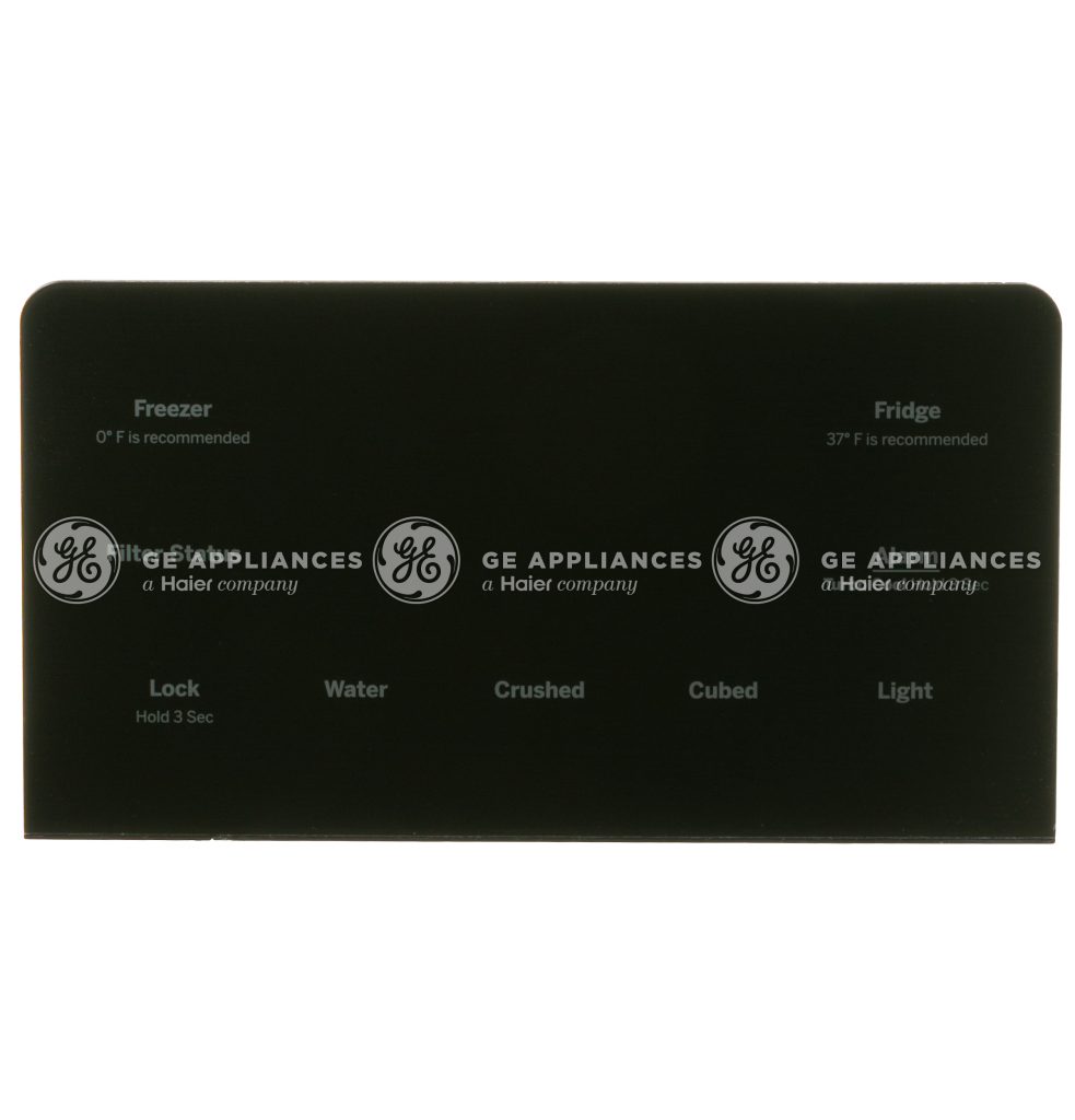 WR55X35749 GE Refrigerator Black Control Display Assembly