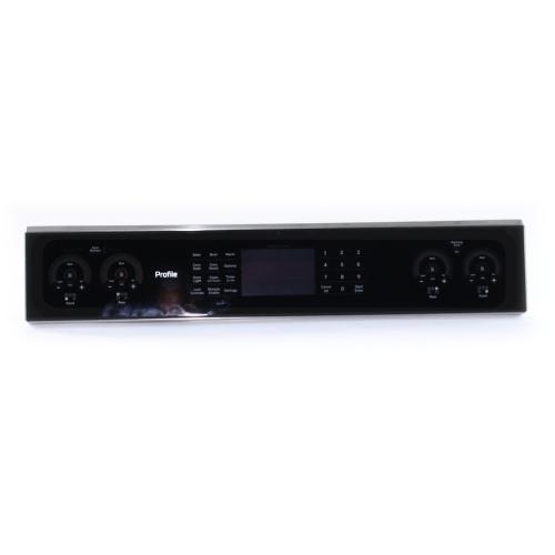 WB27X33633 GE Range Black Stainless Control Panel