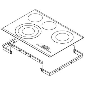 1 of W10566736 ASSY GLASS-KECC607BSS