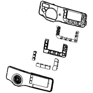 DC97-15939G Samsung Dryer BIGBANG Button Assembly