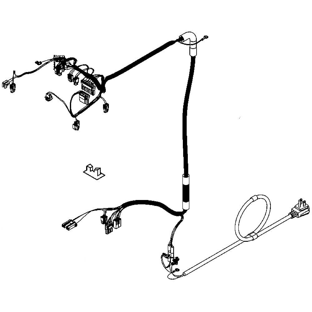 WR23X10574 GE Refrigerator Complete Wiring Harness