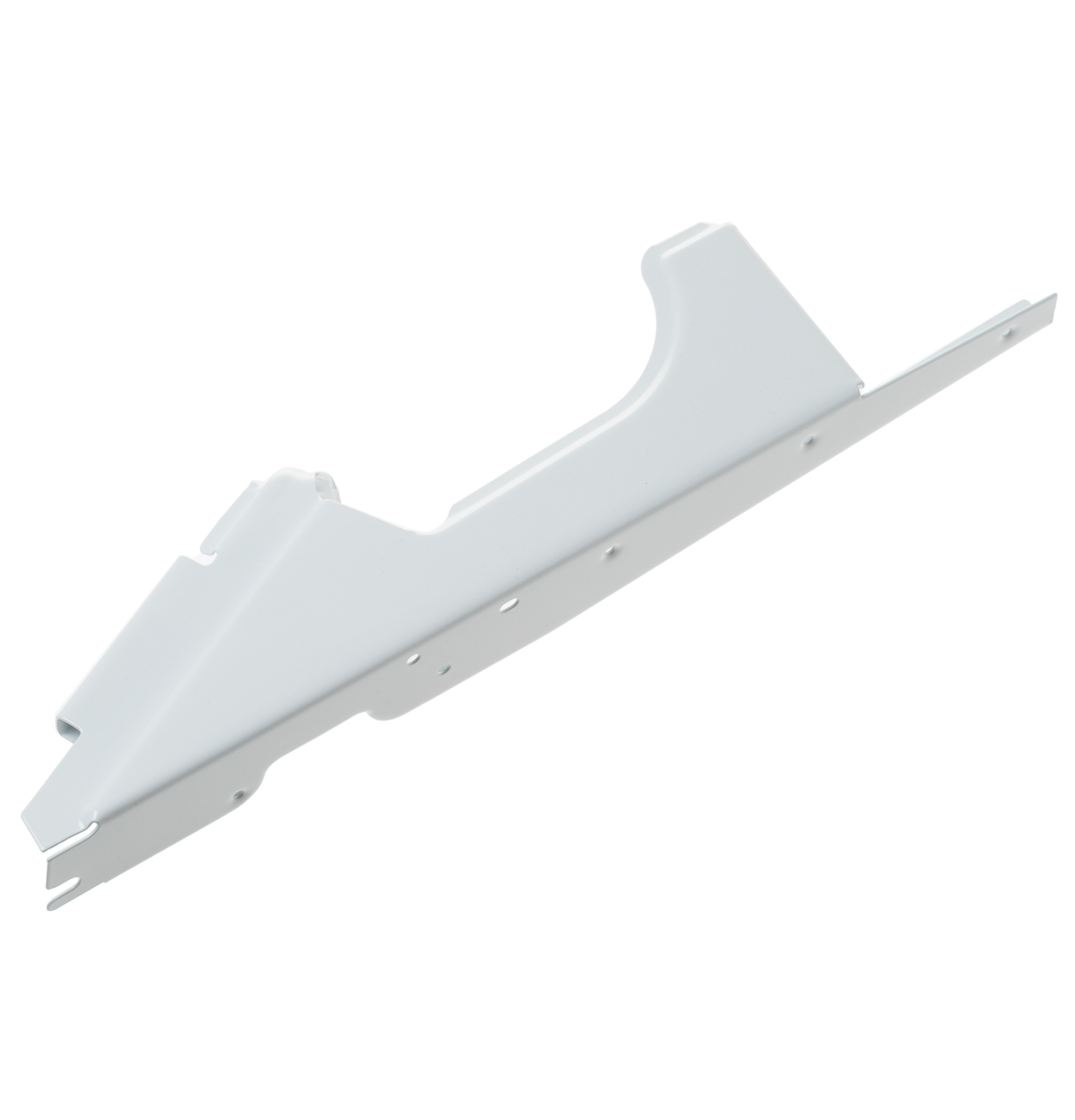 WB07X27819 GE Range Right Side End Plate (White)