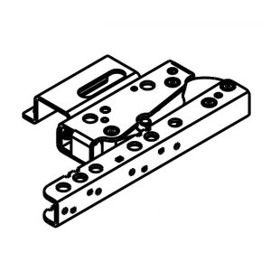1 of W10136731 HINGE-DOOR,BOTTOM
