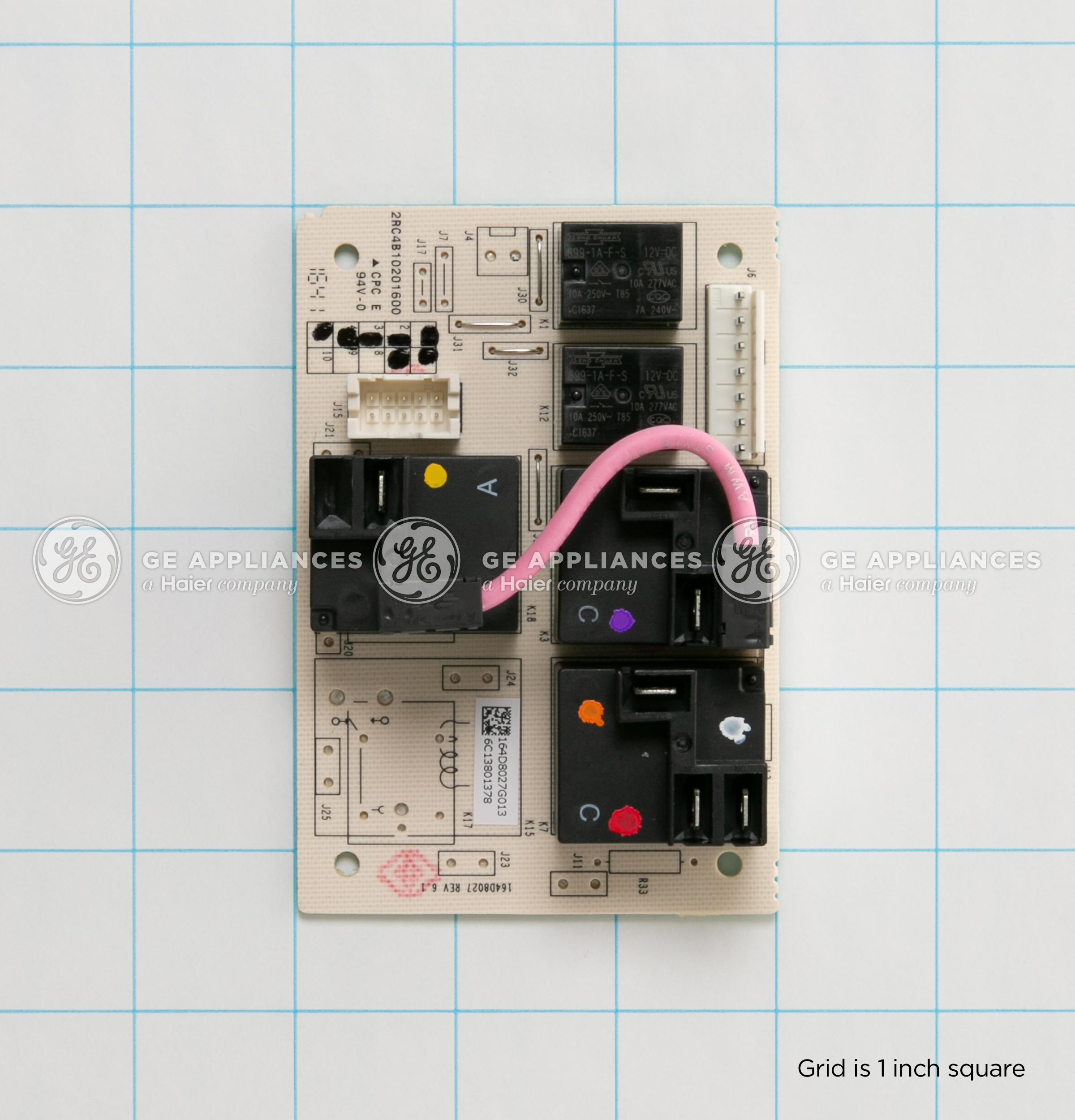 WB27T11330 GE Range Daughter Board Relay Assembly - Image 3
