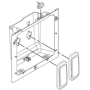 1 of W10260620 HOUSING ASSY-MIDDLE,DISP