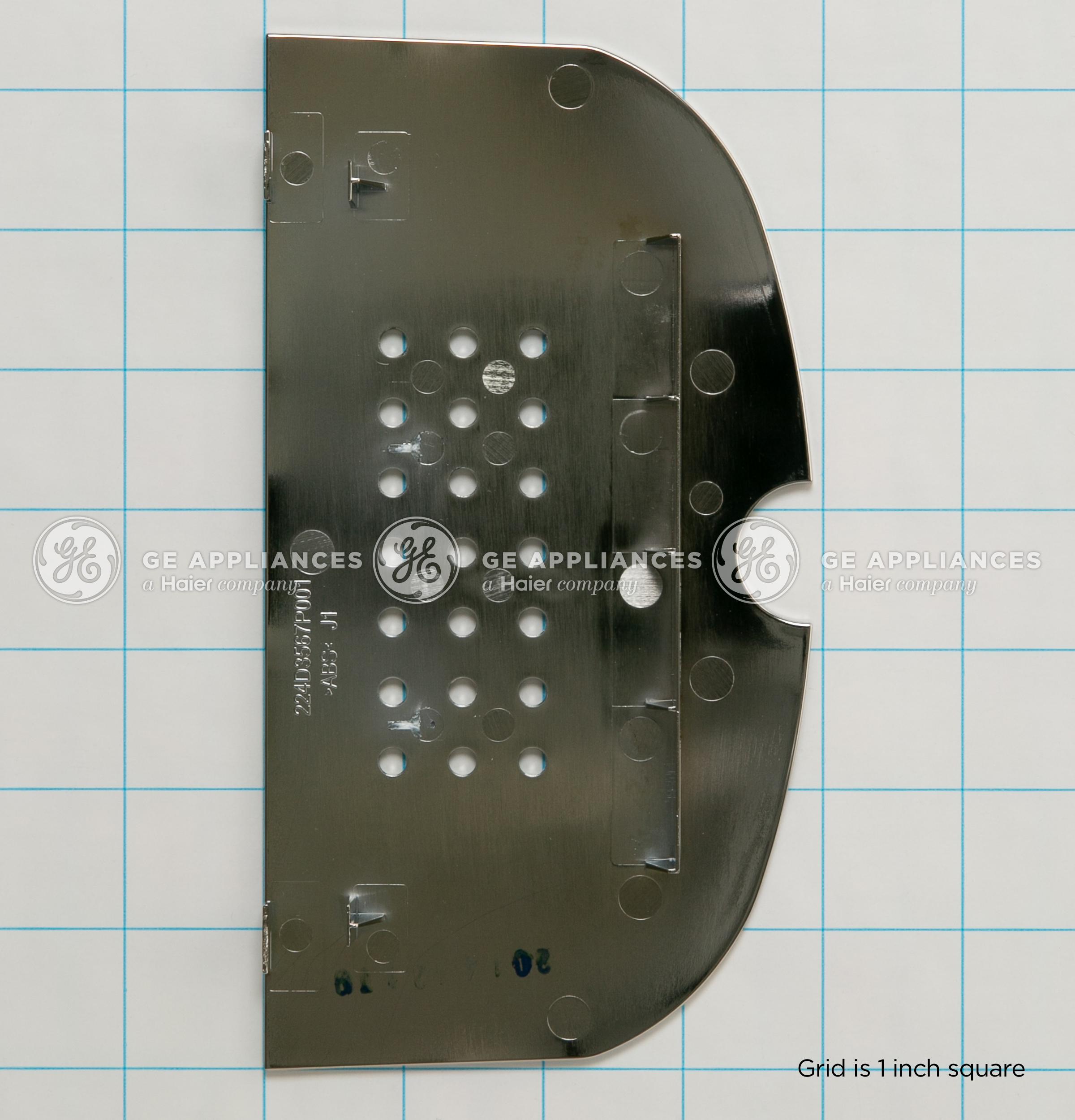 WR17X23167 GE Refrigerator Drip Dispenser Grille - Image 3