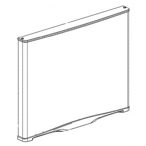 WR78X27508 GE Refrigerator Stainless Steel Door PS