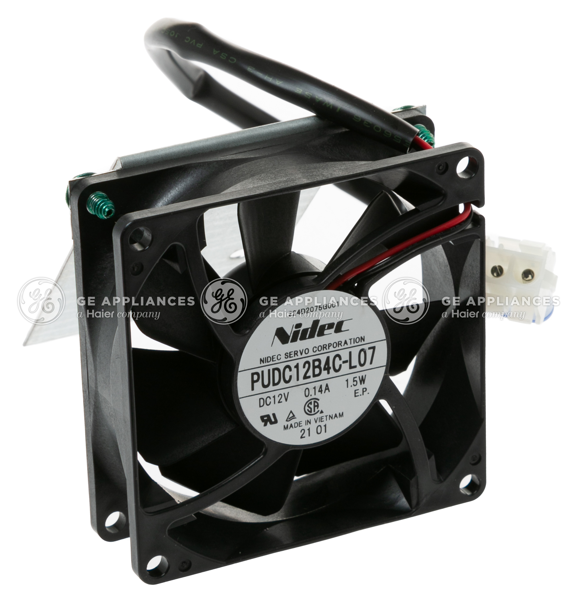 WR60X10306 GE Refrigerator Drain Fan Bracket Assembly