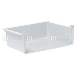 WR32X10853 GE Refrigerator Vegetable Pan Rear Left Hand OEM Replacement, NEW FAST SHIP Fits Many Appliance Models