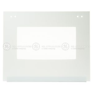 WB56X33231 GE Oven White Lower Outer Door Assembly