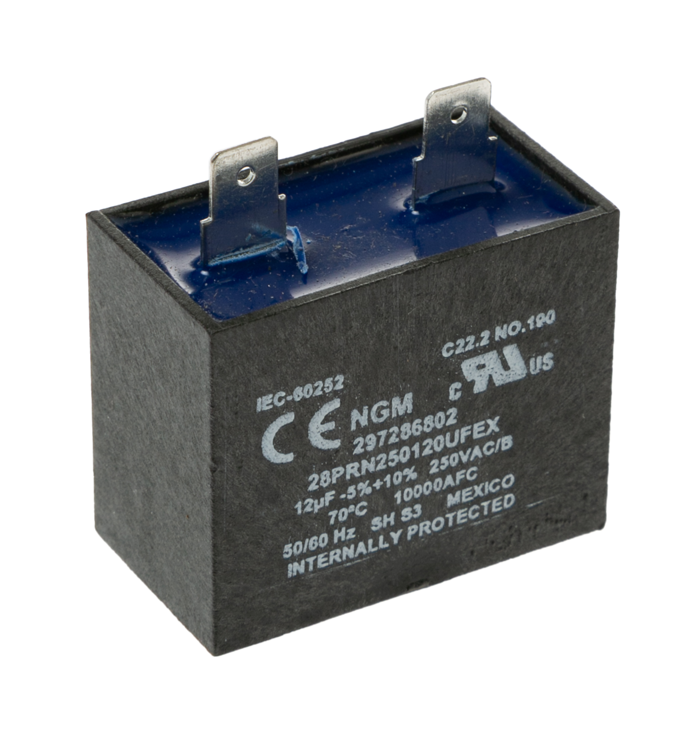 WR62X10094 GE Freezer 250 VA Run Capacitor