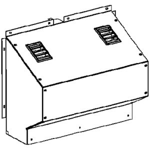 WR17X12693 GE Freezer Evaporator Fan Cover Foam Assembly