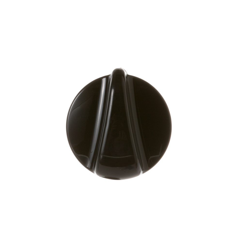 WB03K10035 GE KNOB TOP BURNERS (BLACK) OEM