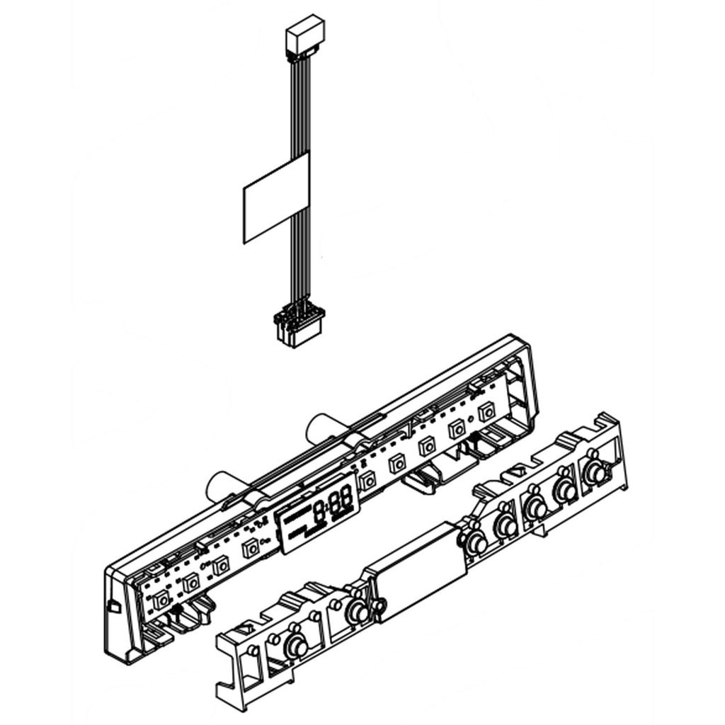 W11224298 Whirlpool Dishwasher UI Housing