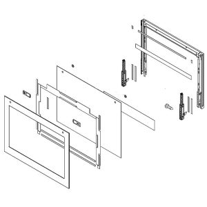 W11334113 Whirlpool Door Glass