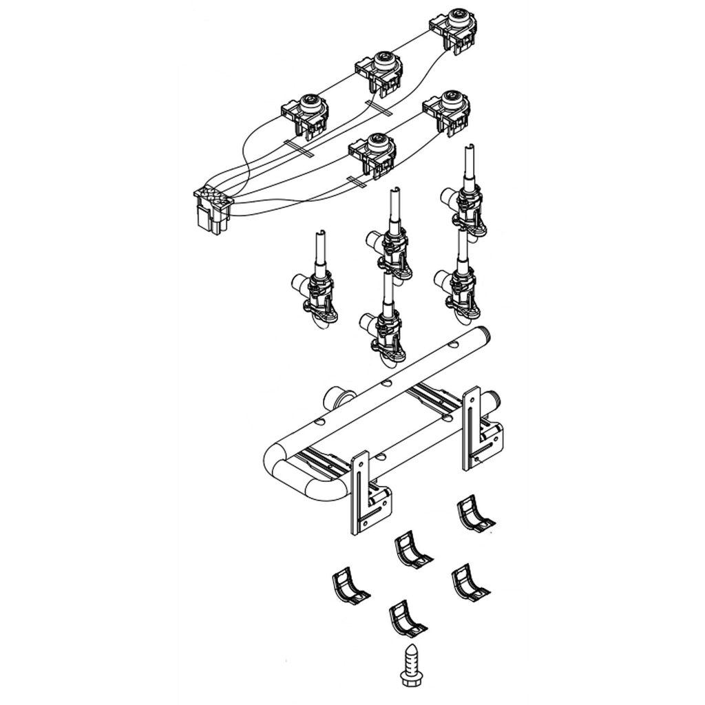 1 OF WPL W11717041 MANIFOLD OEM Replacement, NEW FAST SHIP Fits Many Appliance Models