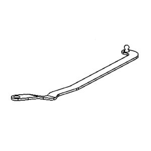 WR13X10347 GE Refrigerator Left Hand Hinge Arm Link