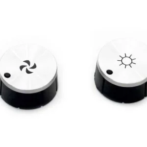 1 of SV08355 Broan Knob Set OEM Replacement, NEW FAST SHIP Fits Many Appliance Models
