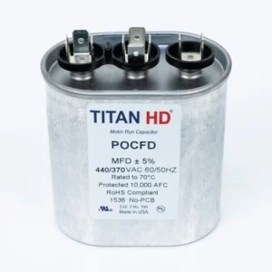 1 of POCD2015A Packard Titan HD Run Capacitor 20+15 MFD 370 Volt Oval OEM Replacement, NEW FAST SHIP Fits Many Appliance Models