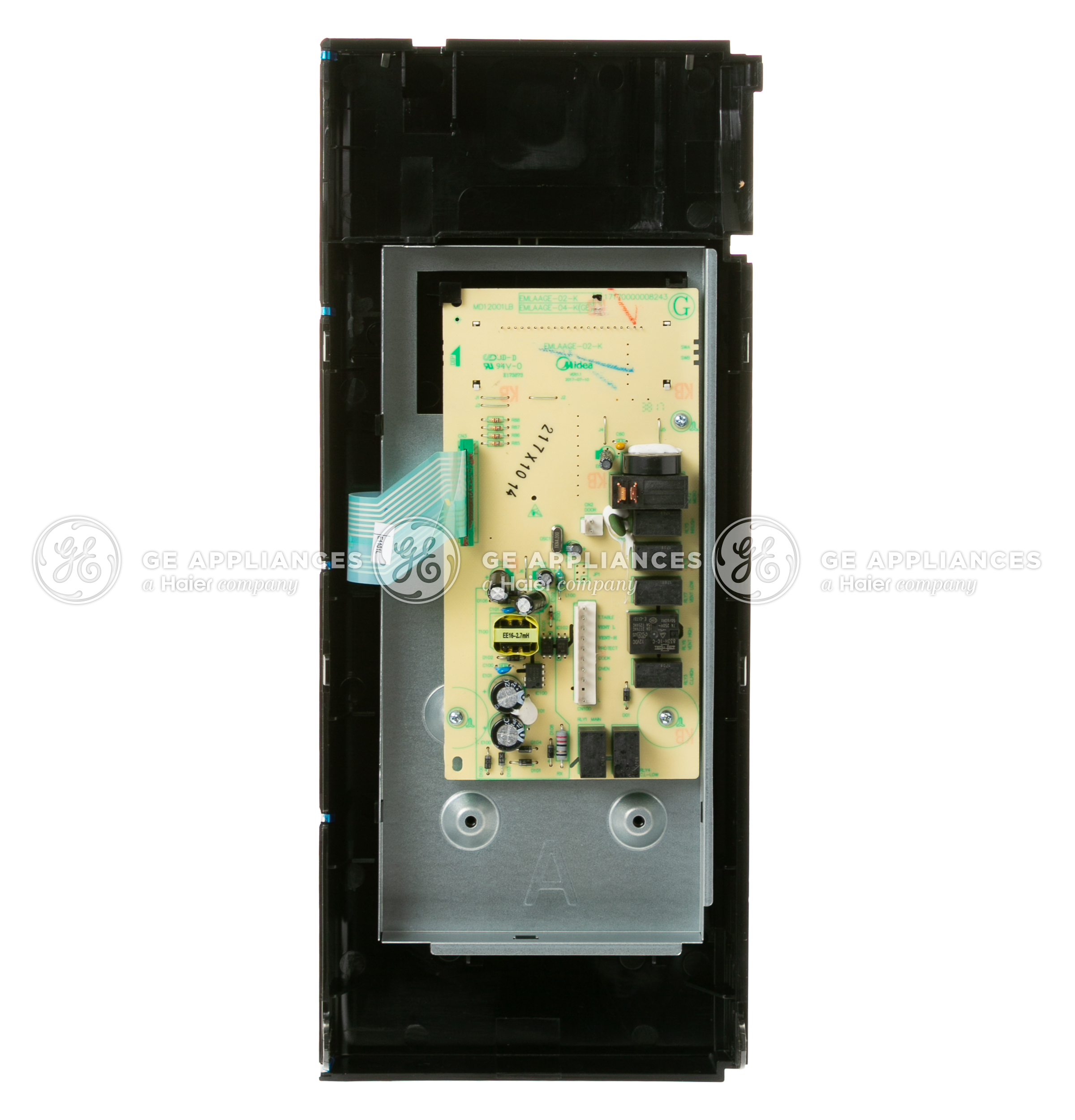 WB56X27170 GE Microwave Control Panel Stainless Steel - Image 2