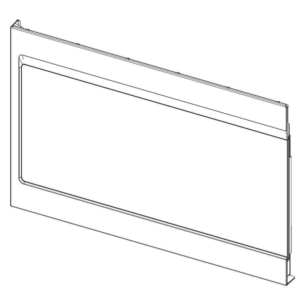 1 of W11386287 Whirlpool Microwave Door OEM Replacement, NEW FAST SHIP Fits Many Appliance Models