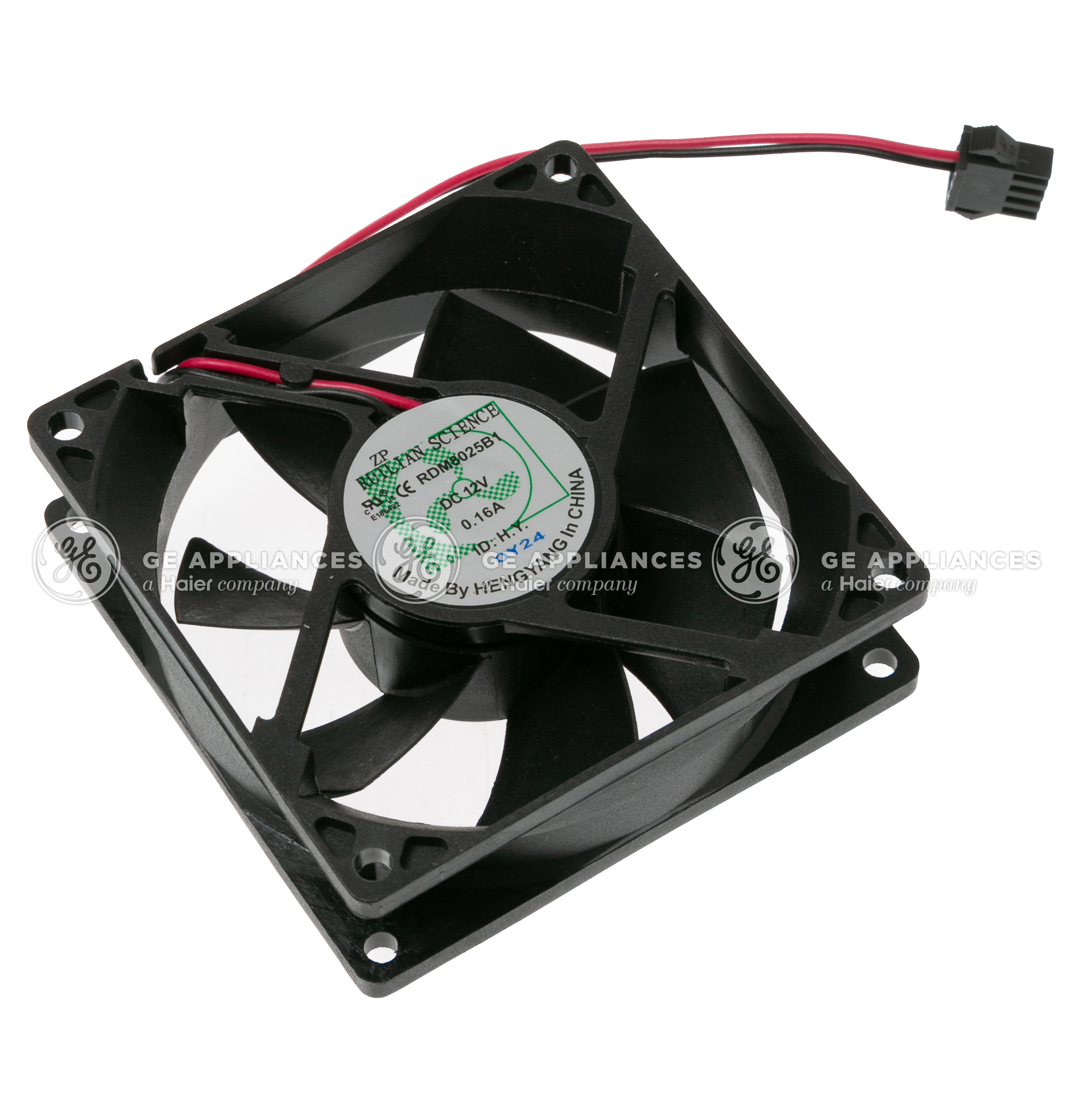 WR02X12777 GE Refrigerator Fan Assembly