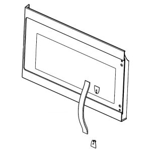 W10727608 Whirlpool Microwave Outer Door