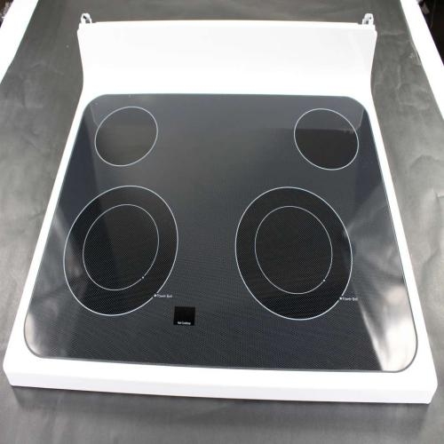 WB62X26651 GE Range Glass Top Assembly (White) OEM Replacement, NEW FAST SHIP Fits Many Appliance Models