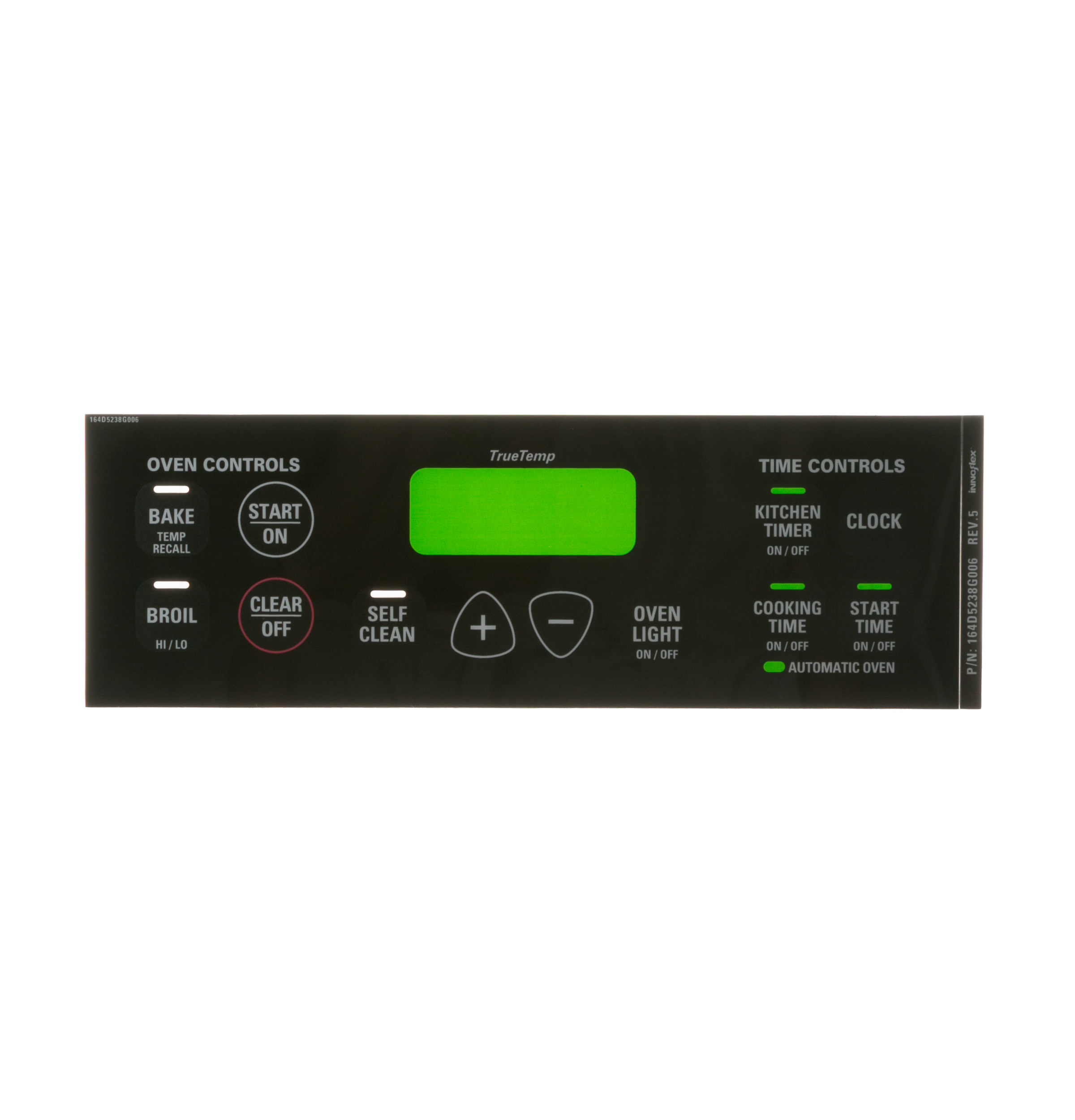 WB27T10513 GE FACEPLATE GRAPHICS Assembly OEM - Image 2