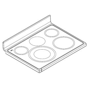 W10622125 Whirlpool Cooktop Assembly
