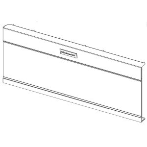 W11226991 Whirlpool Microwave Door