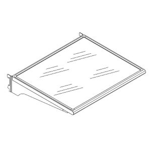 W10818733 Whirlpool Refrigerator Cantilever Shelf