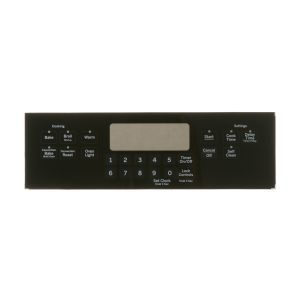 WB07X20571 GE Range Black Control Panel