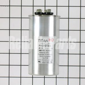 1 of PRCFD805A Packard Titan HD Run Capacitor 80+5 MFD 440/370 Volt Round OEM Replacement, NEW FAST SHIP Fits Many Appliance Models