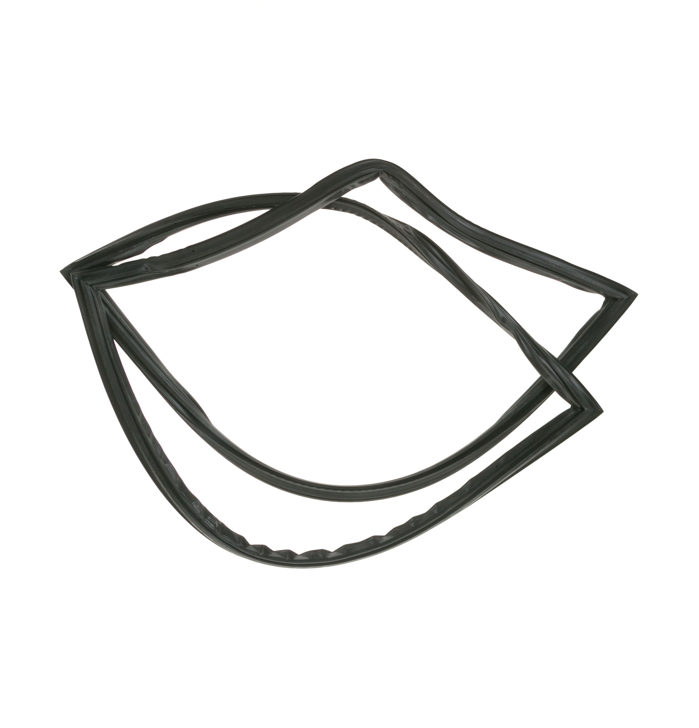 WR24X10090 GE Refrigerator Black LTM Door Gasket - Image 2
