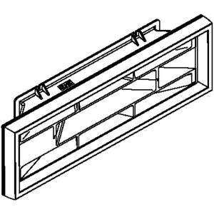 WR31X10024 GE Refrigerator Diffuser Case Assembly