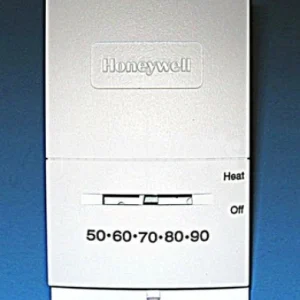 1 of T822K1000 Honeywell Mercury Free 1 Heat Stage Wall Thermostat For Heat Only - 24 Vac - White OEM Replacement, NEW FAST SHIP Fits Many Appliance Models