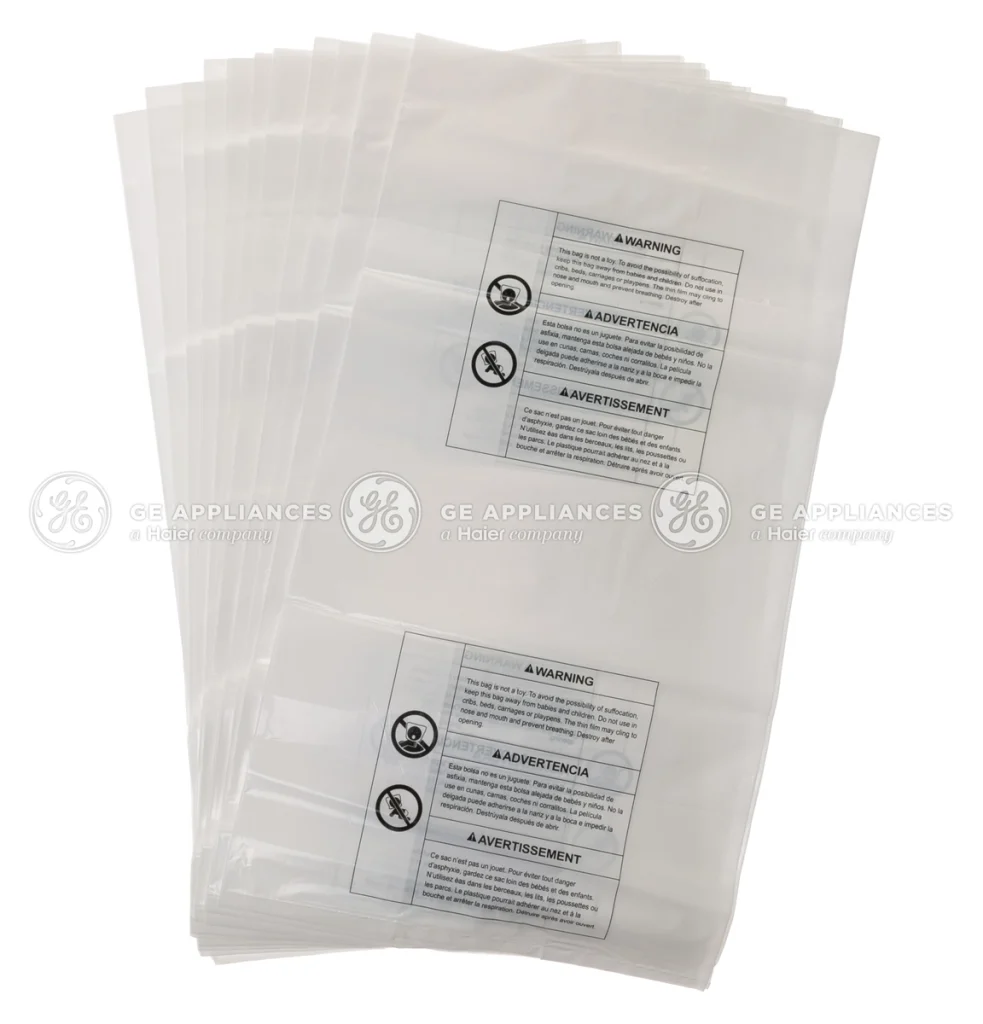 1 of GEN WC35X20283/WX60X1 GE 15" Trash Compactor Bags 15PK OEM Replacement, NEW FAST SHIP Fits Many Appliance Models