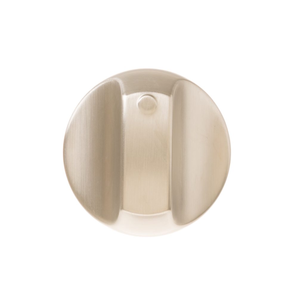 WB03X23083 GE RANGE KNOB STAINLESS STEEL OEM