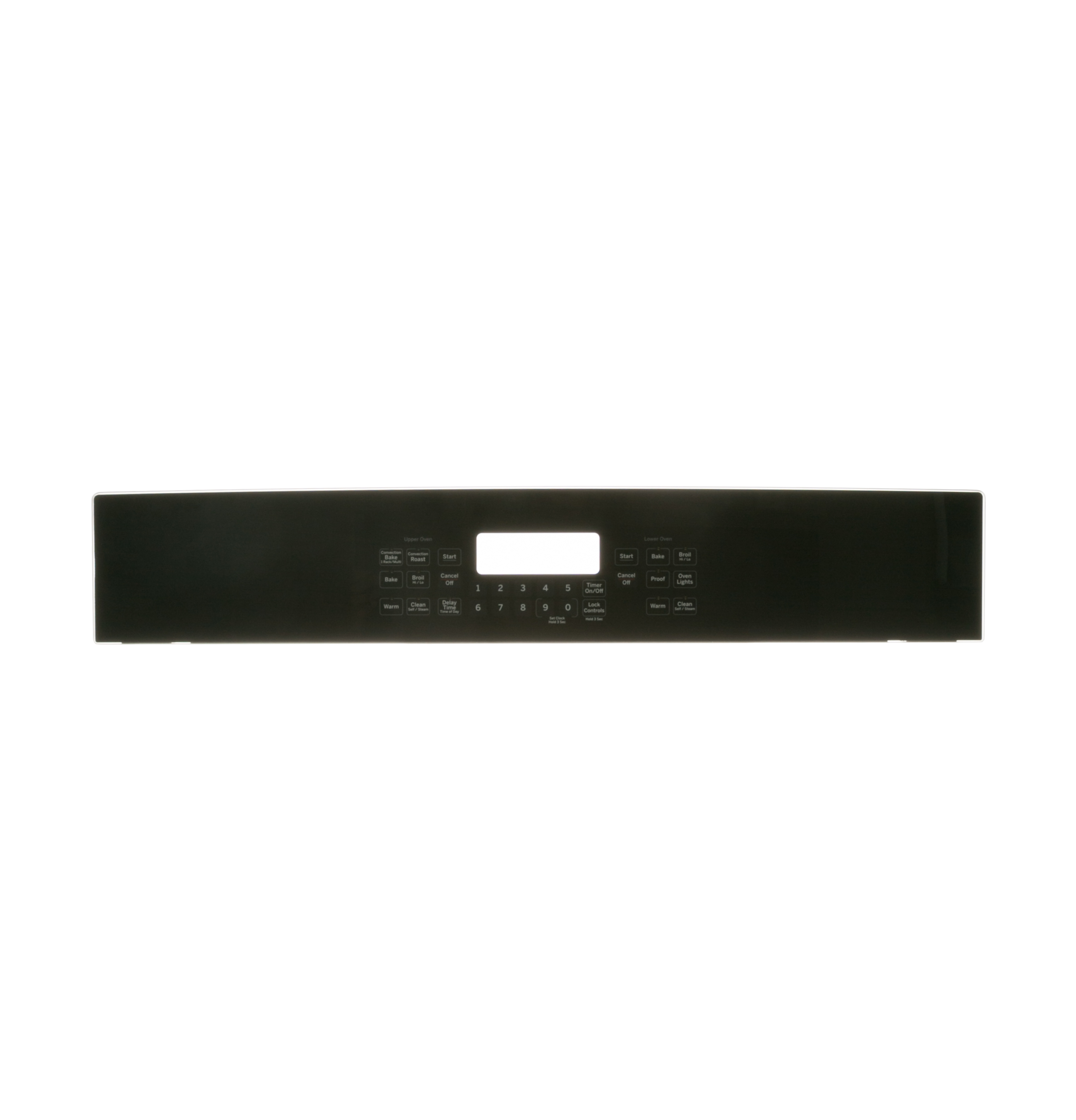 WB07T10736 GE Oven Black Control Panel Assembly